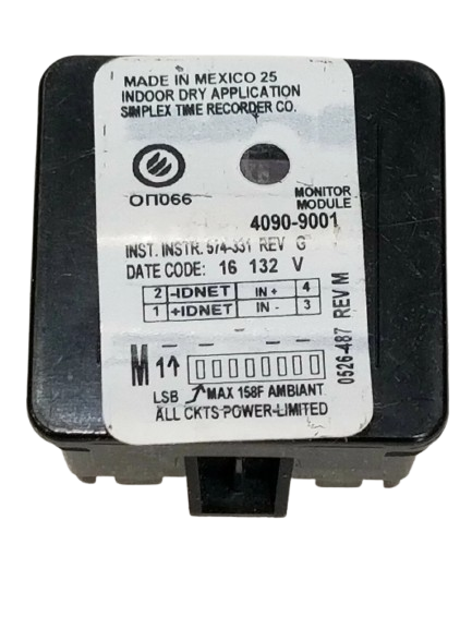 SIMPLEX Addressable Input/Monitor Module 4090-9001 – Concept Engineers